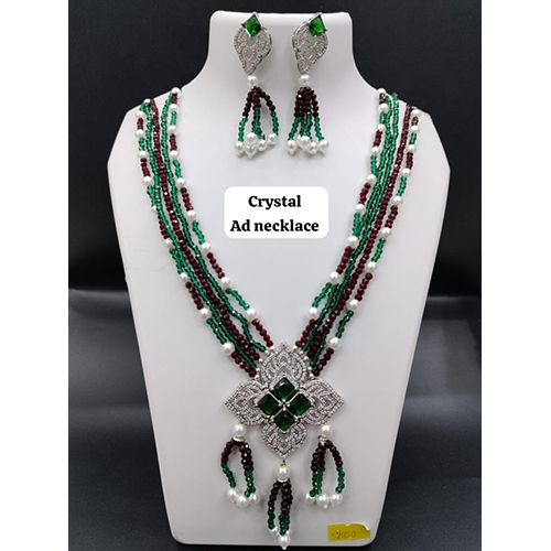 Crystal Ad Necklace Set