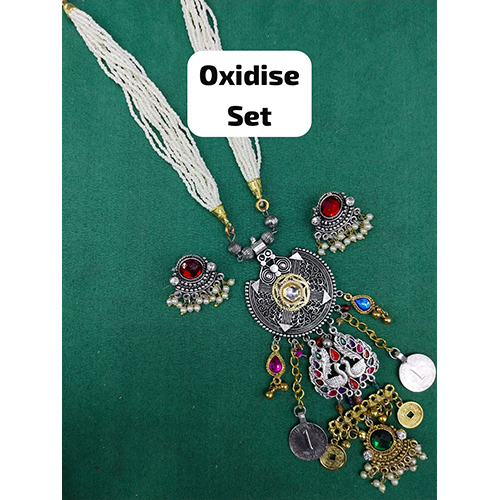 Ladies Oxidise Necklace Set