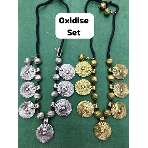 Modern Oxidise Necklace Set