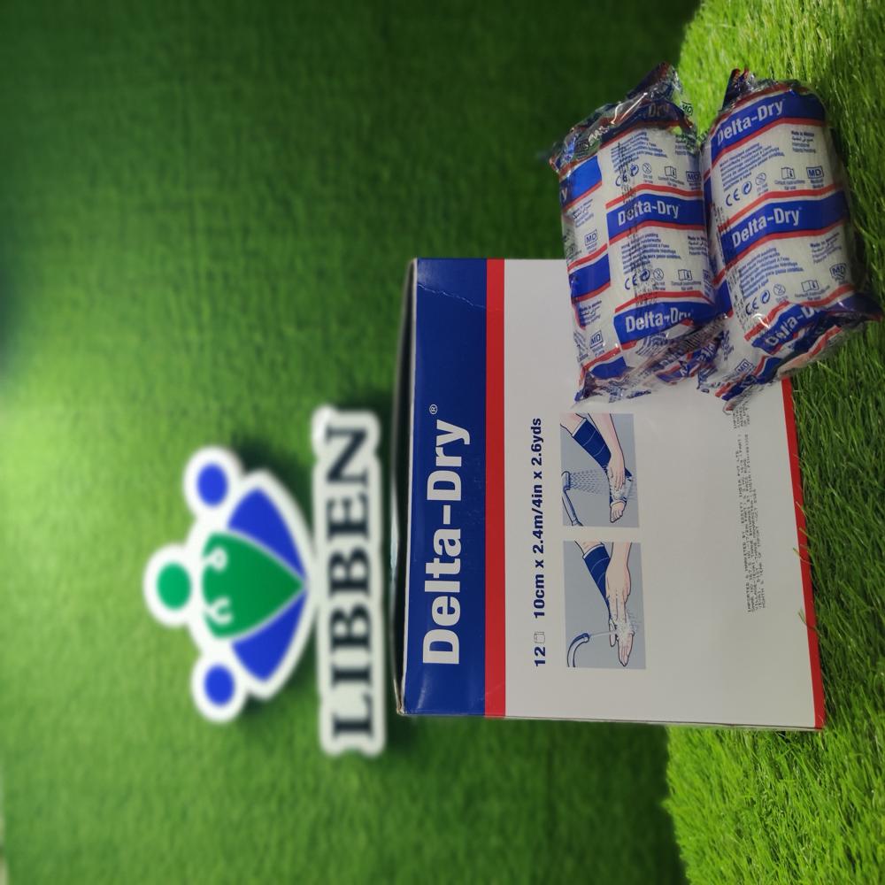 Delta Dry Water Resistant Cast Padding - Color: Red