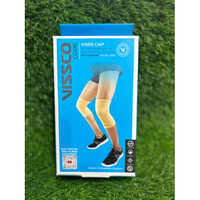 Vissco Knee Cap - Cotton Material, Foldable Design | Recyclable, Multi-use, Comfortable Support For Hospital And Physical Activity