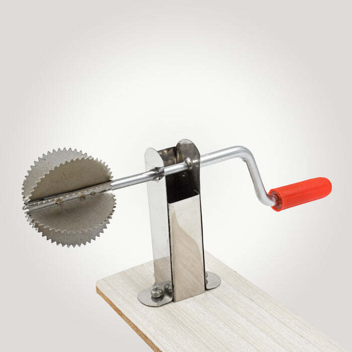 Coconut Scraper with Wooden Base