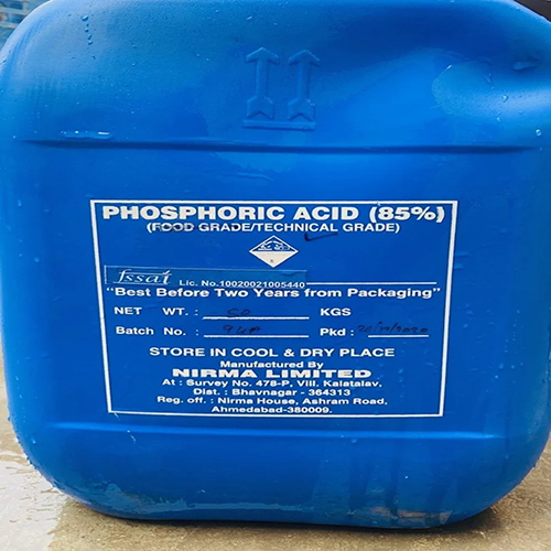 Technical Grade Phosphoric Acid - Boiling Point: 310A C