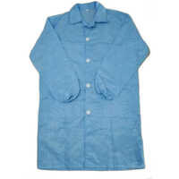 Disposable Clean Room Apron - Recyclable Material, Non-hazardous Liquid Protection , Blue Color, No Cuffs For Easy Access
