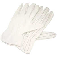 Dotted Hand Gloves - Industrial Grade, Disposable, White Color, Non-powdered | Superior Esd Protection With Firm Grip Dotted Texture