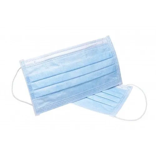 3 Ply Non Woven Face Mask With Melt Blown Filter - Color: Blue