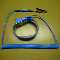 Av001 Antistatic Wrist Strap - Pvc Material, Unisex Fit, Blue Color | Reusable Design For Preventing Static Electricity Damage