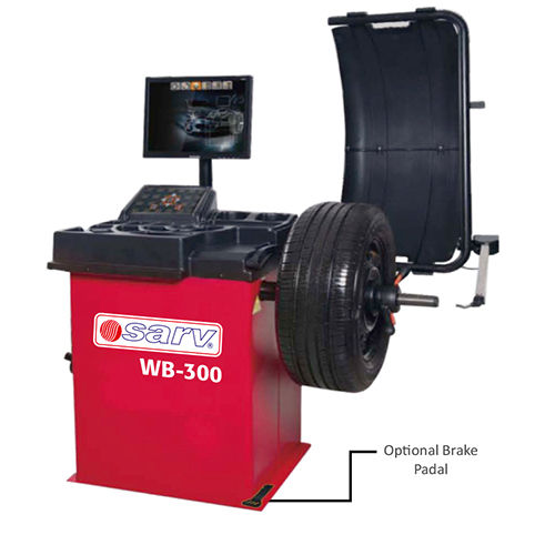 WB300 Fully Automac Videographic Wheel Balancing Machine