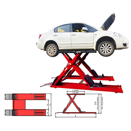 STL SL 3T Wheel Free Scissor Lift