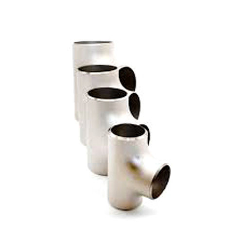 Titanium Astm B363 Pipe Tee - Color: Silver