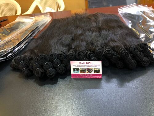 TOP QUALITY RAW INDIAN HAIR TEMPLE WEFT HAIR BUNDLES