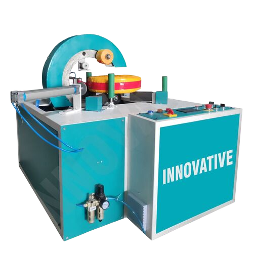 Horizontal Coil Wrapping Machine - MS Material, 500 kg Capacity, Green Color | Efficient Automatic Wrapping with Adjustable Settings