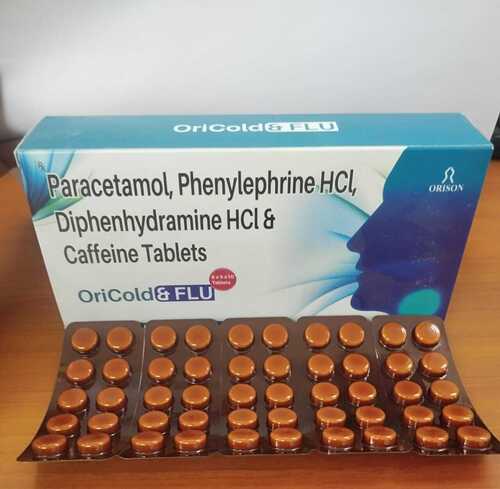 Paracetamol+ Phenylephrine Hydrochlorider + Caffeine+ Diphenhydramine tablet