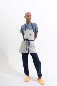 Uniform Apron By Meera Apparels - Color: White