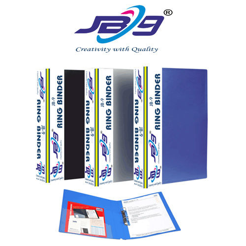 Jb9 2D Ring Binder File - Material: Plastic