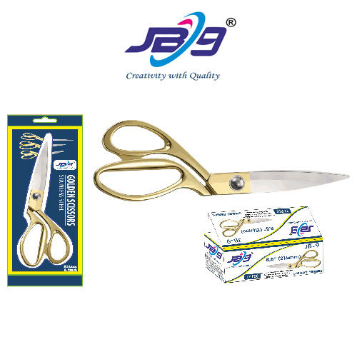 Jb9 216Mm 8.5 Inch Golden Scissor - Blade Material: Stainless Steel