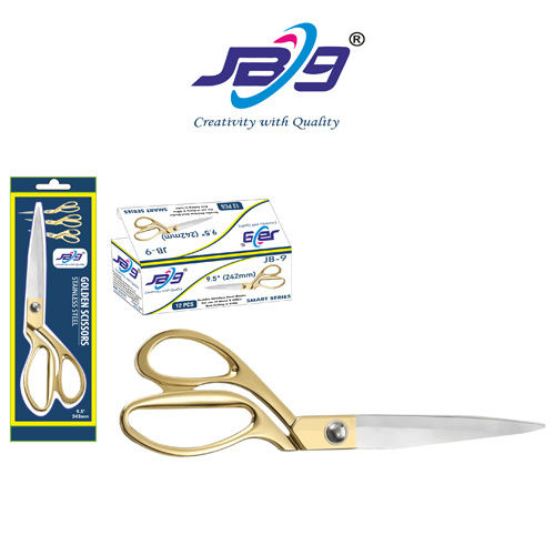 Jb9 242mm 9.5 Inch Golden Scissor - Blade Material: Stainless Steel