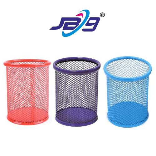 JB9 Mesh Wire Round Color Pen Stand