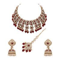 Traditional Jewelry |Reverse AD Bridal Jewelry |Reverse AD Oval Shape Necklace |Traditional Necklace |Gift for Her| Designer Jewelry.