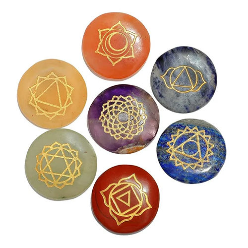 Seven Chakra Reiki Set - Natural Stone Type: Slate