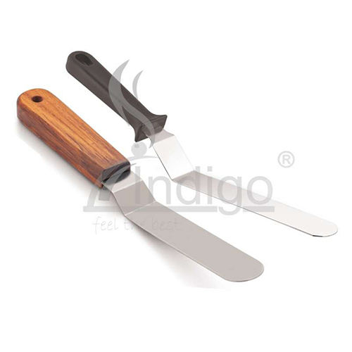 OFFSET SPATULA-SSWOODEN HANDLE