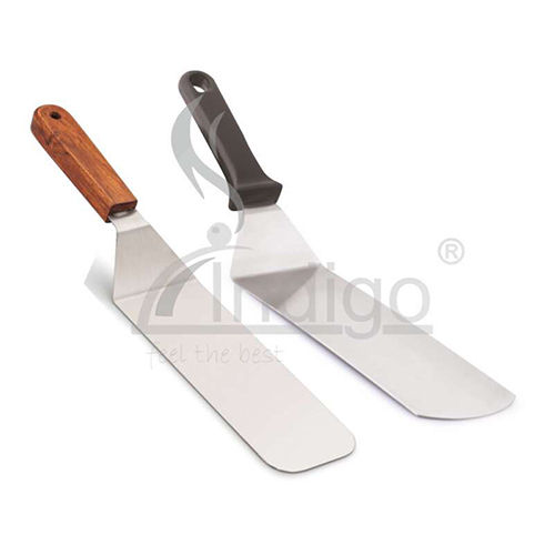 SPATULA BENT SOLID-SSWOODEN HANDLE