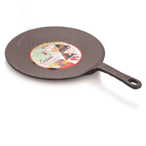 Cast Iron Concave Tawa - Color: Black