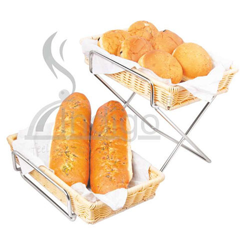 Buffet Stand(Only Stand) 2 Baskets - Color: Silver