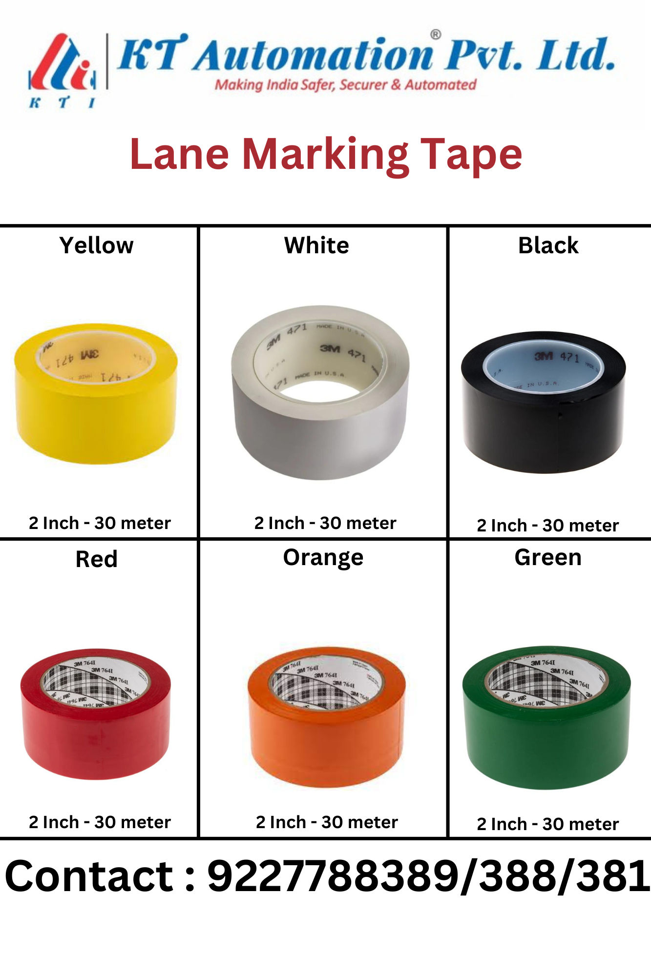 Lane Marking Tape.