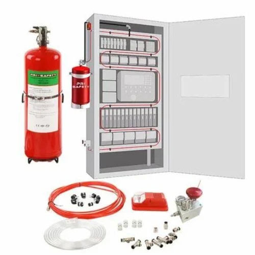 Server Room Fire Suppression Systems - Color: Red