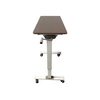 Overbed Table - Stainless Steel, Height Adjustable Design | Non-folding Hospital Table For Commercial Use