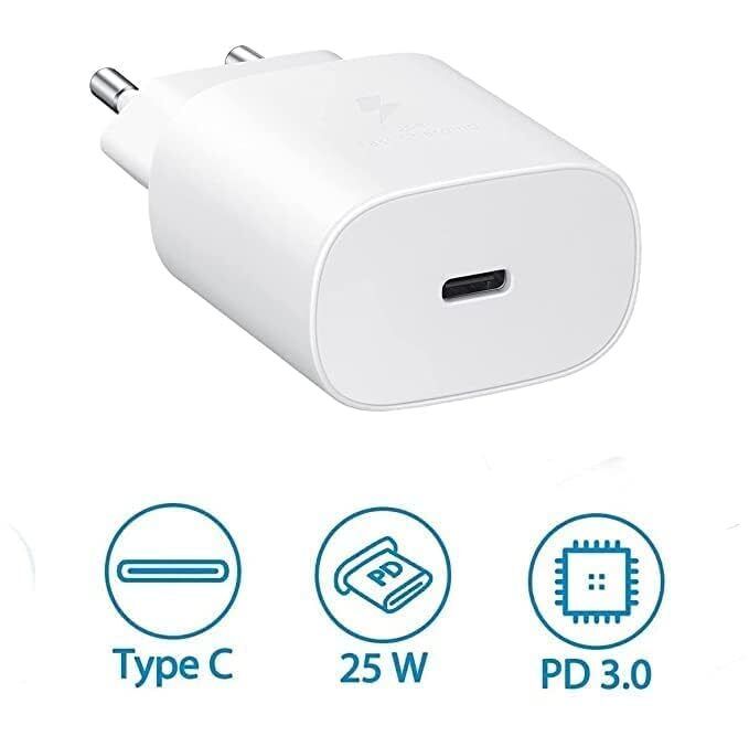 25W USB C Super Fast Charger True 25W Pd Charging Adapter