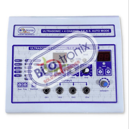 physiotherapy UST 1 MHz TENS 4 channel combo therapy machine