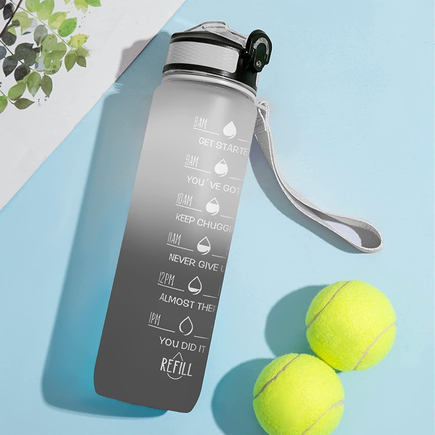 MOTIVATIONAL SIPPER WATER BOTTLE (1000ML)