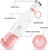 PORTABLE USB ELECTRIC BOTTLE SHAPE JUICER MIXER BOTTLE (420ML)