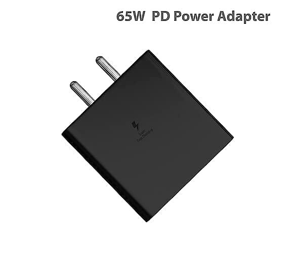 65WAtt PD Power Adapter Trio USB-C 2 Port, USB-A Port Super Fast Charger