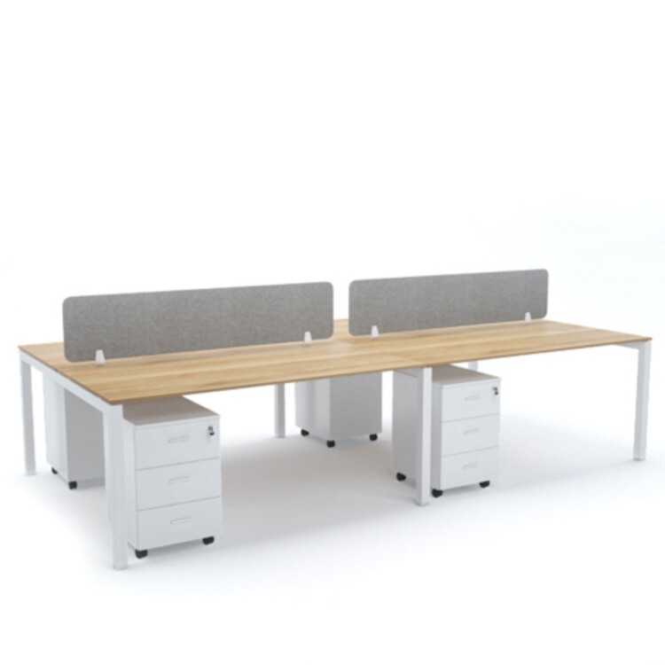Bella Workstation Cluster Of 4 Face To Face - Application: Office