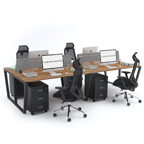 V Workstation Cluster Of 4 Face To Face
