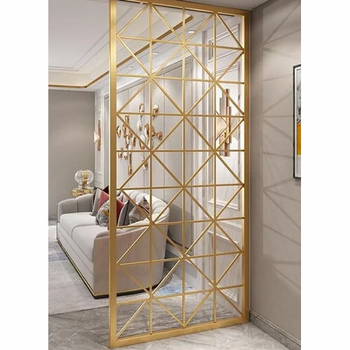 Golden Stainless Steel Partition Screen