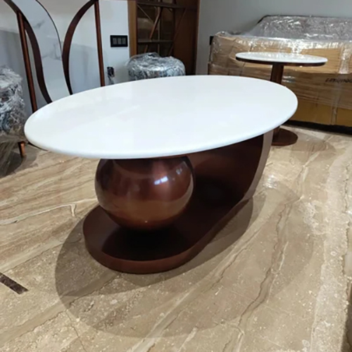 Stainless Steel Round Amazing Center Table