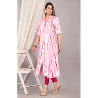 Pink Rayon Kurti