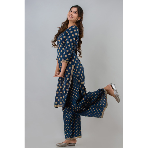 Rayon Kurti With Plazo