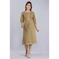 Cotton Block Print Kurti