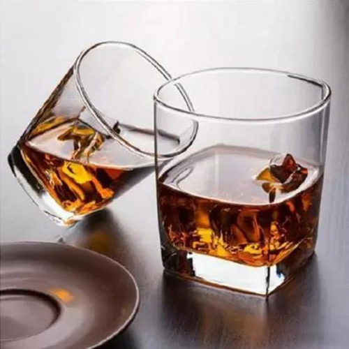 290 ML Square Plain Glass