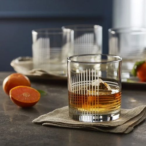 325 ML Straight Line Glass