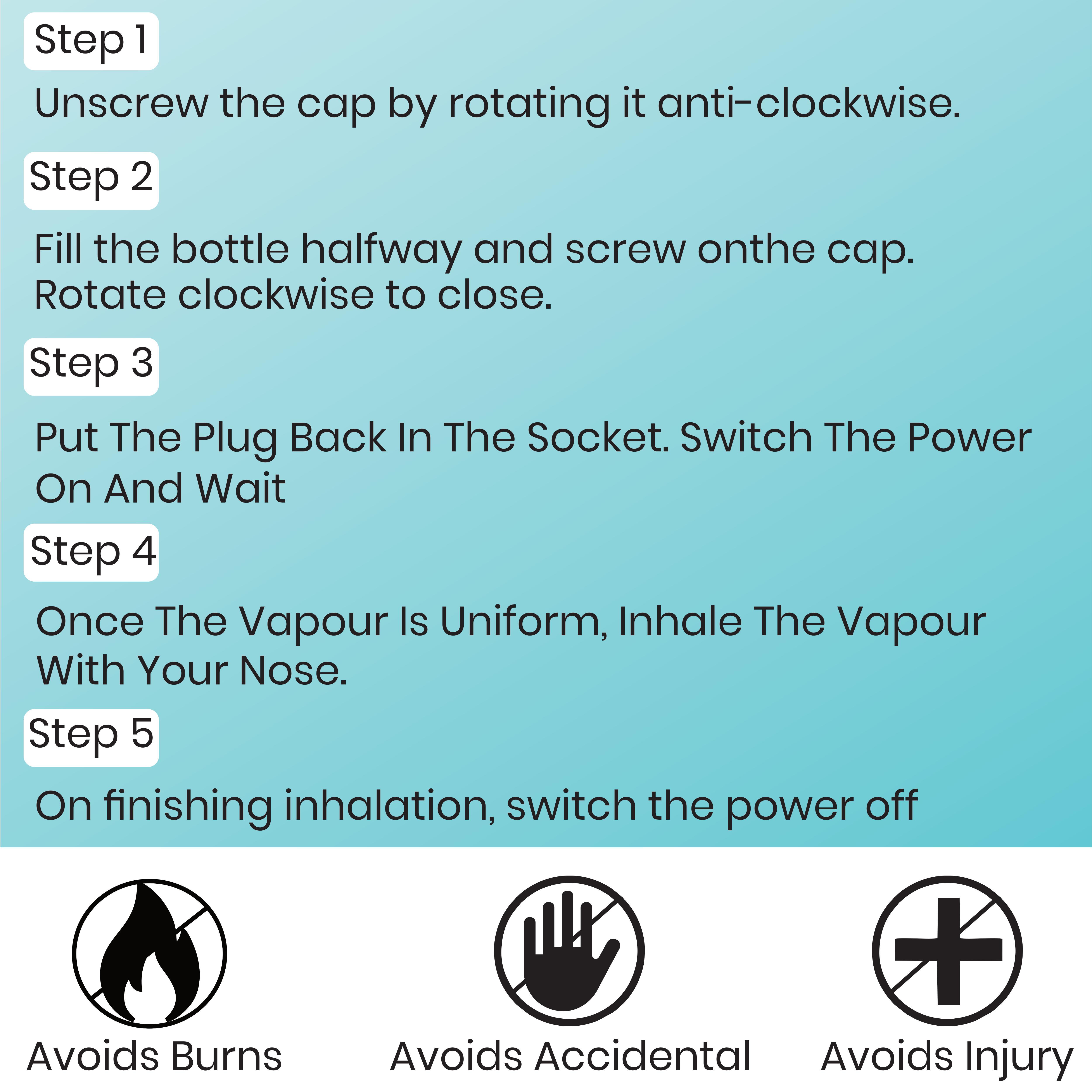 Steam Inhaler or Vaporizer