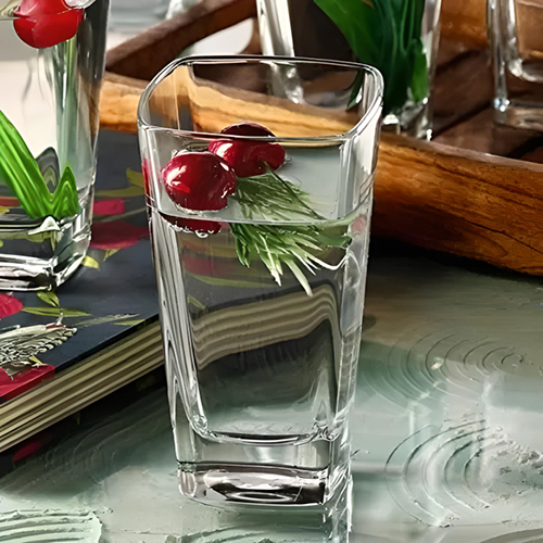260 ML Plaza Line Water Glass