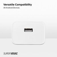 33W SUPERVOOC Single Port USB Fast Charger, Wall Charger Adapter