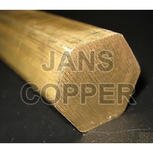 Copper Hex Bar - Shape: Hexagonal