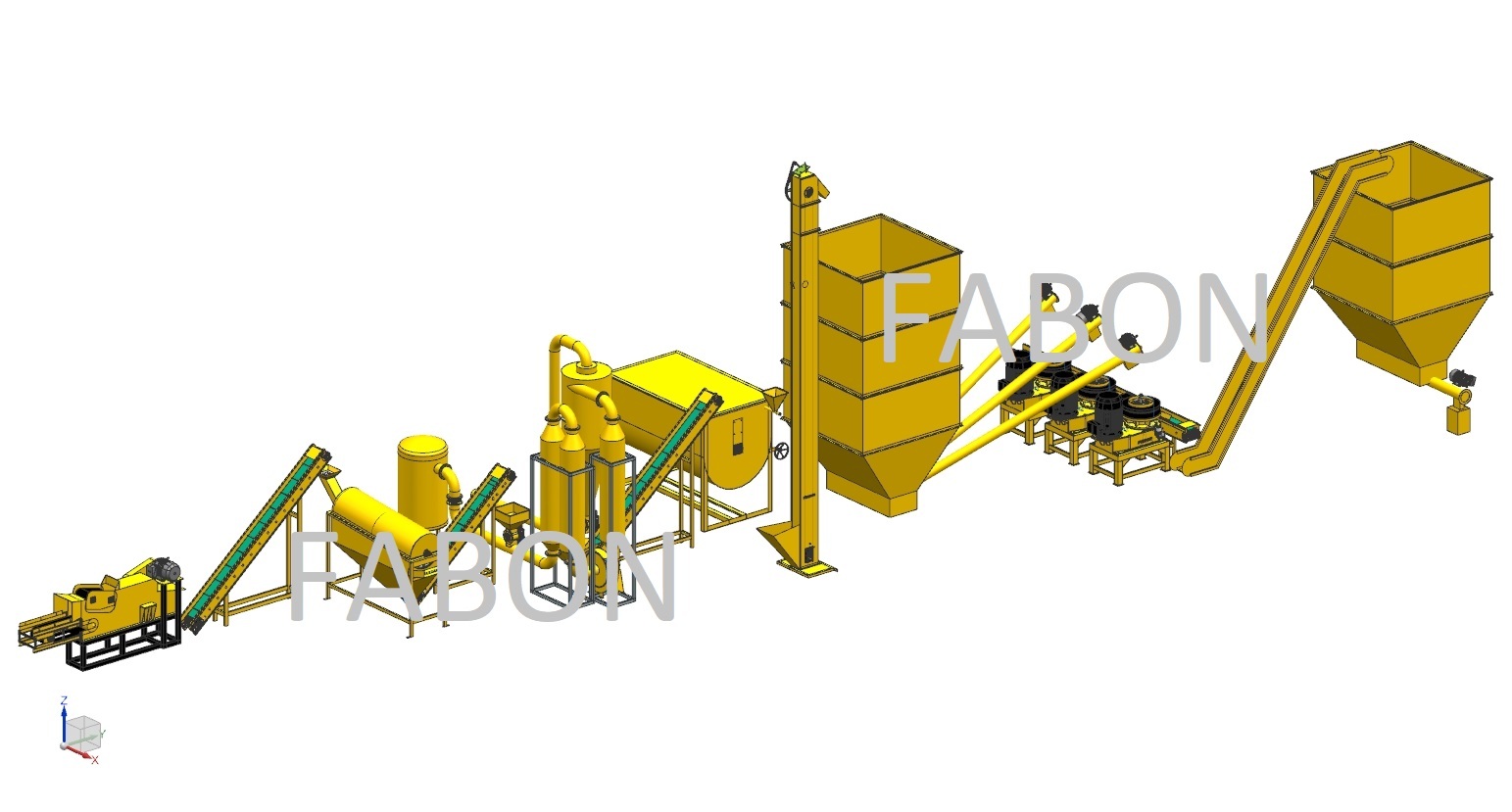 Biomass Pellet Plant 250 Kg Hour